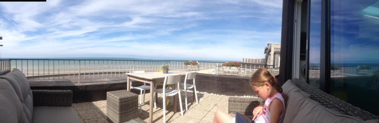 Zeedijk44 - Frontal Sea View Penthouse Daire De Panne Dış mekan fotoğraf